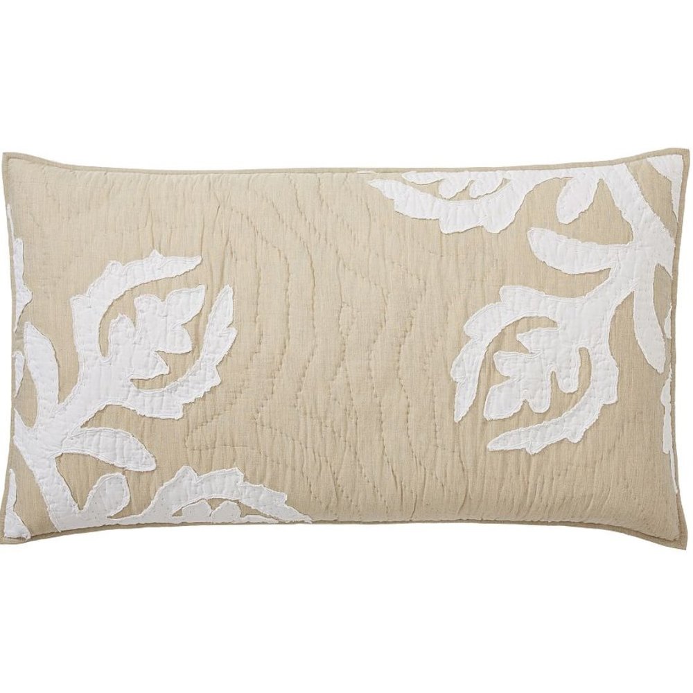 NEW Pottery Barn Ohana Handcrafted Cotton KING Sham ~ Flax ~ SOLD OUT